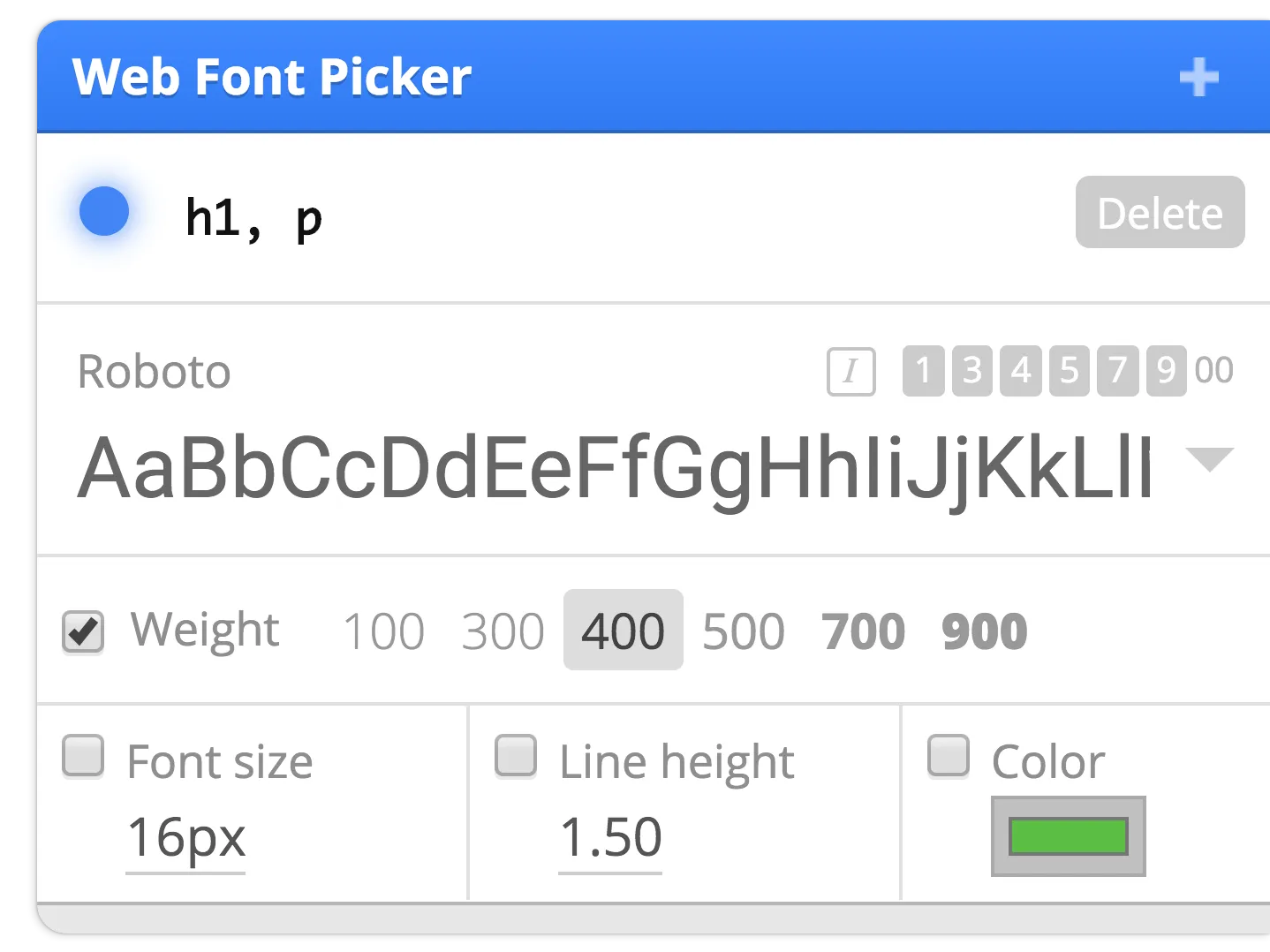 WebFontPicker thumbnail